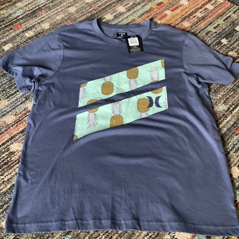LG HURLEY BODEGA PINEAPPLE COTTON GRAPHIC T SHIRT